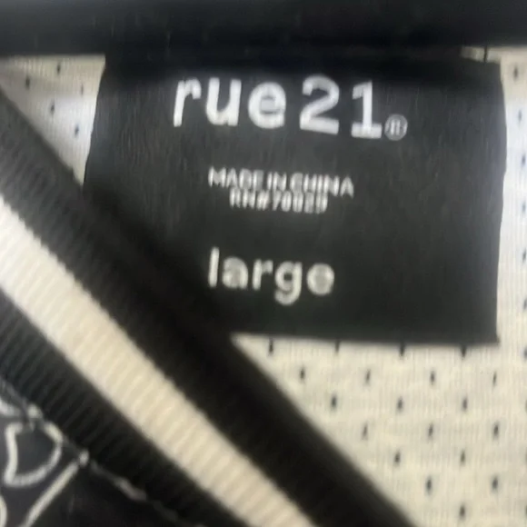 Rue21 Black and White Paisley Tank Dress - Picture 2 of 3